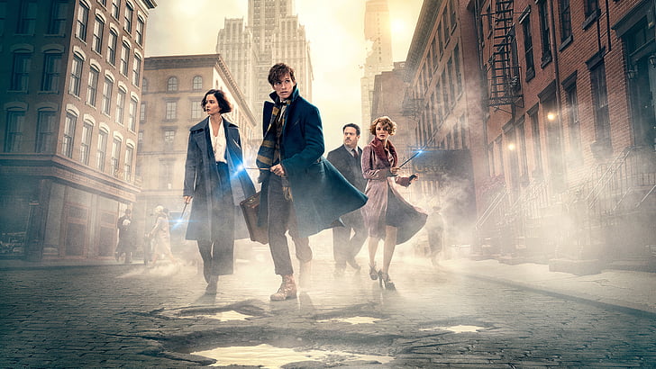 Fantastic Beasts movie poster, Fantastic Beasts and Where to Find Them, 2016, HD, HD wallpaper