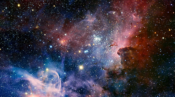 Luar Angkasa, wallpaper galaksi, Luar Angkasa, Alam Semesta, Nebula, Cantik, Bintang, Kosmos, Kluster, Hati, Wallpaper HD HD wallpaper