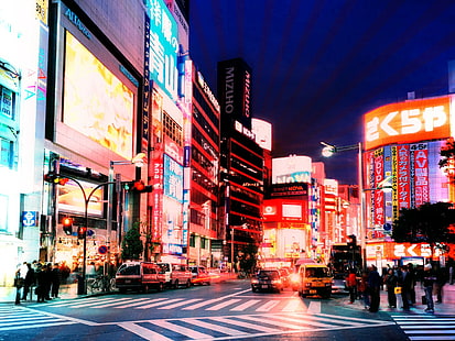 都市、都市景観、日本、渋谷、 HDデスクトップの壁紙 HD wallpaper