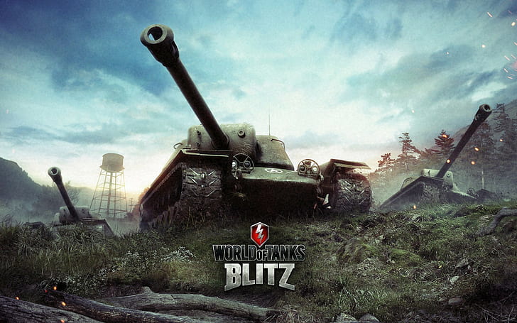 World of Tank Blitz, rete Wargaming, World of Tanks, T110e4, Pt-acs, Sfondo HD