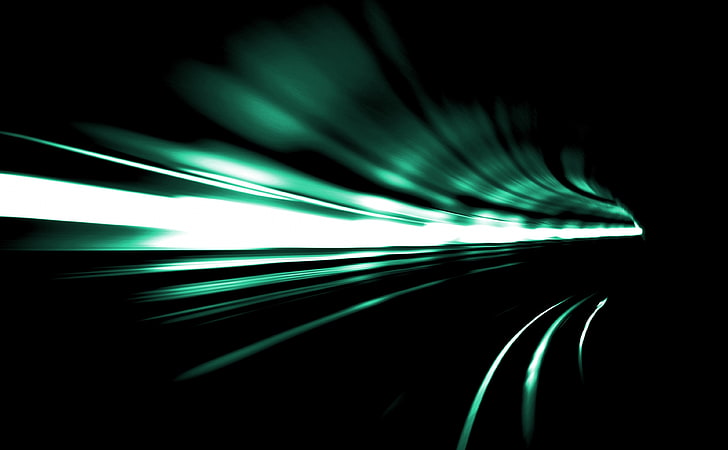 Tunnelgeschwindigkeit, dunkles Tunnelfoto, Aero, Schwarz, Abstrakt, Licht, Desktop, Hintergrund, Geschwindigkeit, Tunnel, Abbiegen, digitale Kunst, HD-Hintergrundbild