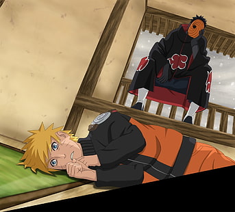 Naruto Shippuden akatsuki naruto uzumaki tobi uchiha madara niespodzianka 1200x1085 Anime Naruto HD Art, akatsuki, Naruto: Shippuden, Tapety HD HD wallpaper