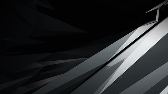  Nvidia, lines, gray, dark, HD wallpaper HD wallpaper