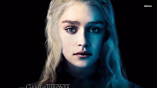 왕좌의 에밀리아 클라크 게임 디지털 벽지, Daenerys Targaryen, 왕좌의 게임, HD 배경 화면 HD wallpaper