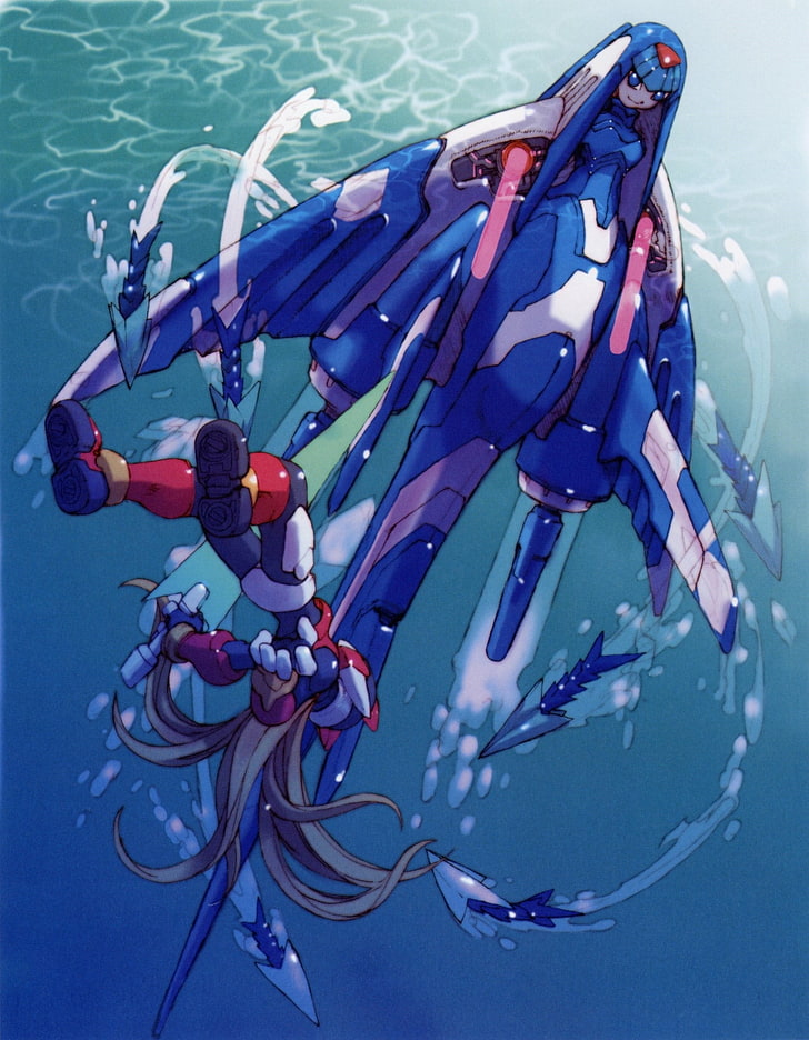 female anime character photo, Mega Man, Megaman Zero, HD wallpaper