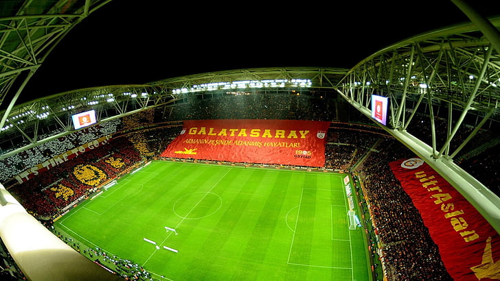 ガラタサライスタジアム、ガラタサライS.K.、サッカー、トルコ、スタジアム、 HDデスクトップの壁紙