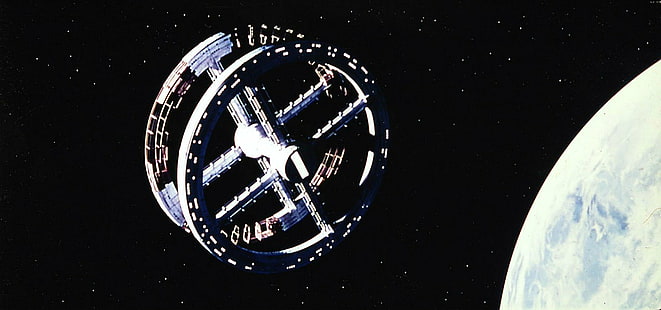 2001, futuristisch, geheimnisvoll, Odyssee, Science-Fiction, Weltraum, Raumschiff, HD-Hintergrundbild HD wallpaper