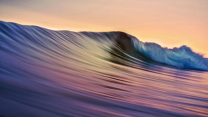 Waves, Long Exposure, Nature, waves, long exposure, nature, HD wallpaper