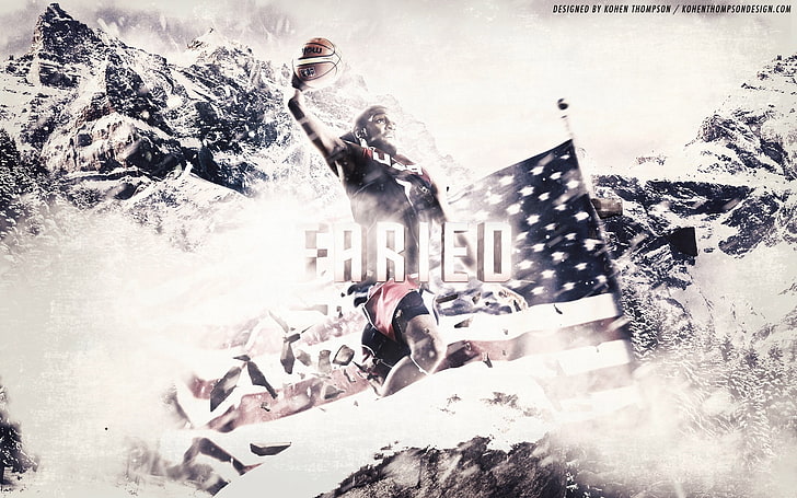 Kenneth Faried Dream Team-2016 NBA Basketball Wall.., HD wallpaper
