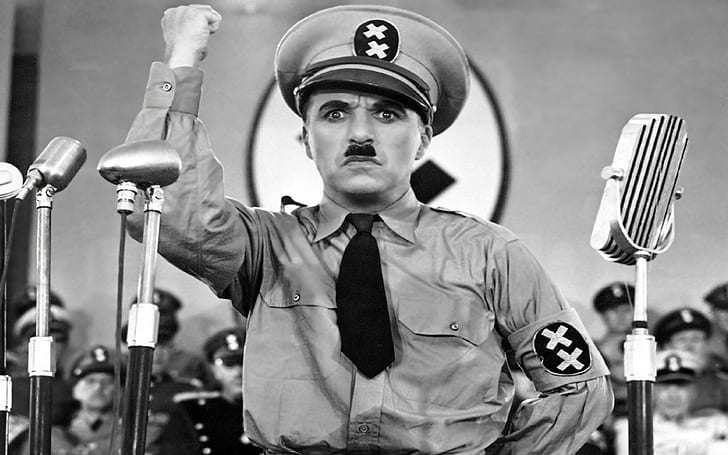 Charlie Chaplin, The Tramp, The Dictator, fotosy z filmów, Tapety HD