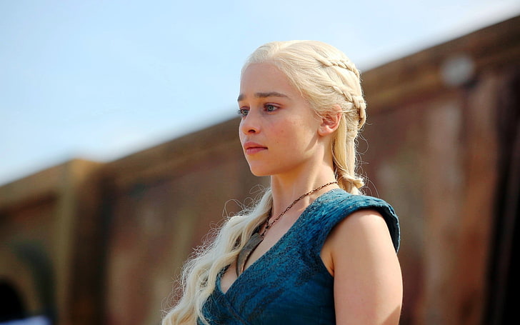 Daenerys Targaryen, Daenerys Targaryen, Game of Thrones, Emilia Clarke, HD tapet