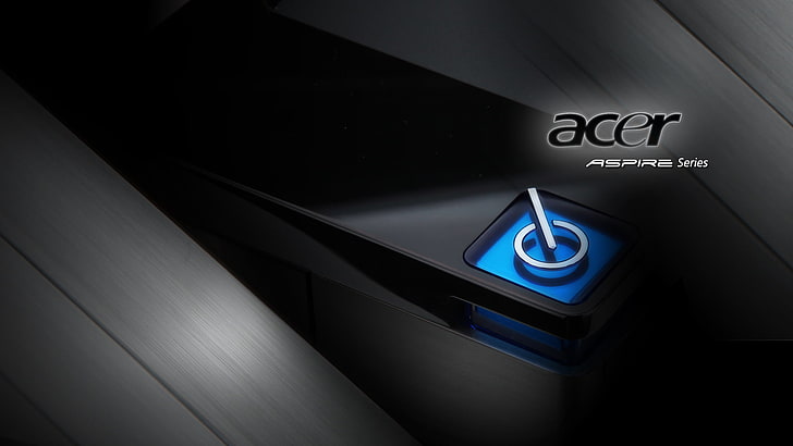 Обои Acer Aspire Series, кнопка, ноутбук, Acer, серия Aspire, HD обои