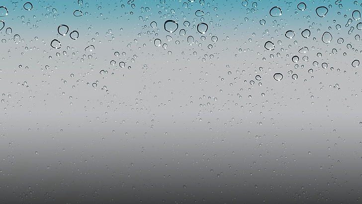 Water Droplet, ipad home wallpaper, water, droplet, 3d and abstract, HD wallpaper