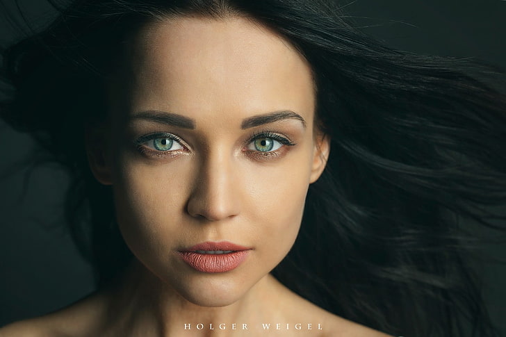 wanita, model, Angelina Petrova, wajah, potret, sarung weigel, Wallpaper HD