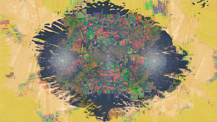 glitch art, LSD, abstract, HD tapet