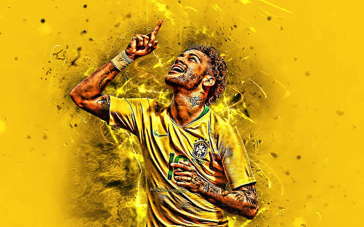 Futbol, ​​Neymar, Brezilya, HD masaüstü duvar kağıdı