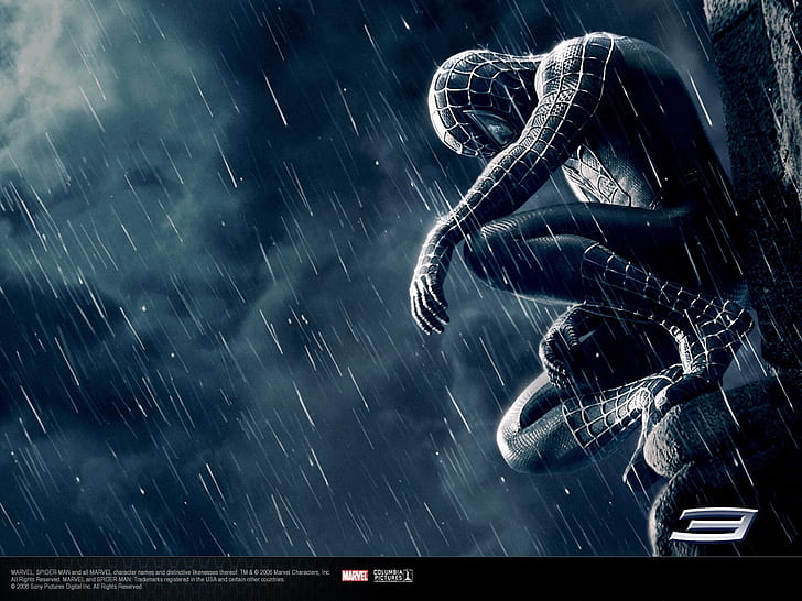 Фильм Человек-паук Черный человек-паук Развлечения Фильмы HD Art, фильм, человек-паук, человек-паук 3, HD обои