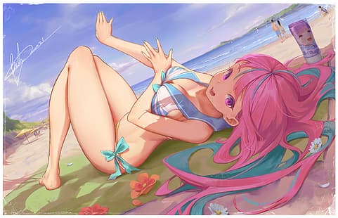 Anime, Anime Girls, Bikini, HD-Hintergrundbild HD wallpaper