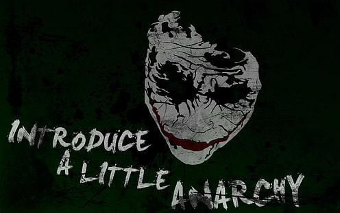 Batman The Dark Knight Joker-Anarchie HD, Filme, The Dark Batman, Knight, Joker, Anarchie, HD-Hintergrundbild HD wallpaper