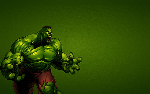 The Incredible Hulk wallpaper, green, fiction, rage, Hulk, marvel, HD wallpaper HD wallpaper