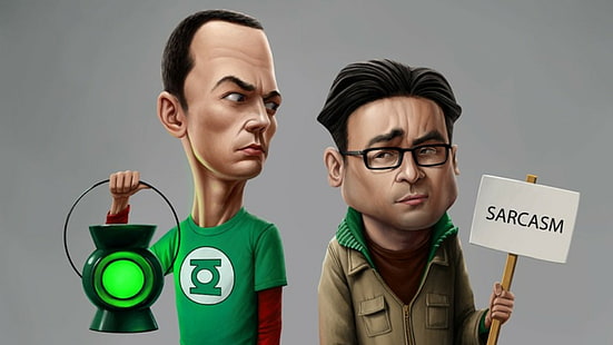 The Big Bang Theory, sarkasm, TV, humor, Sheldon Cooper, Leonard Hofstadter, HD tapet HD wallpaper