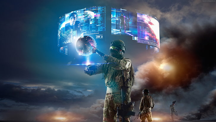 militär, soldat, virtual reality, vr, HD tapet