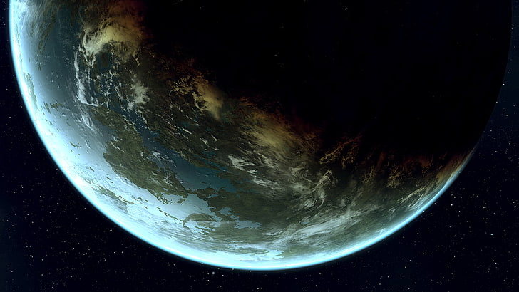 Planet Erde, EVE Online, Weltraumkunst, digitale Kunst, Videospiele, Planet, HD-Hintergrundbild