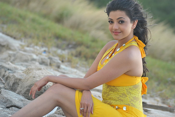 Актриси, Kajal Aggarwal, Kajal Agarwal, HD тапет