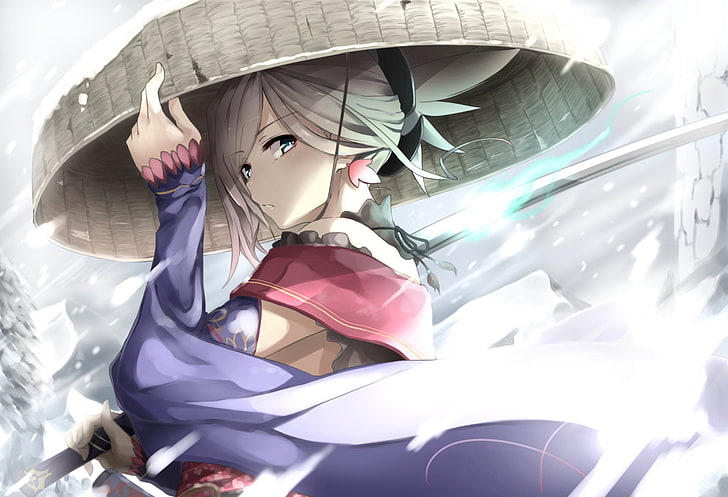 Seria Fate, Fate / Grand Order, Miyamoto Musashi, Tapety HD