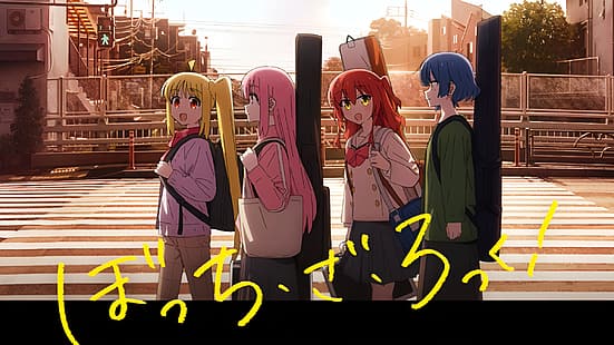 BOCCHI THE ROCK!, anime, dziewczyny z anime, Tapety HD HD wallpaper