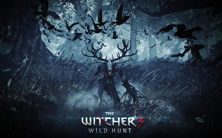 The Witcher Wild Hunt tapet, The Witcher, The Witcher 3: Wild Hunt, videospel, HD tapet