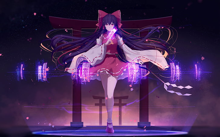 Anime, Anime Mädchen, Touhou, Hakurei Reimu, HD-Hintergrundbild