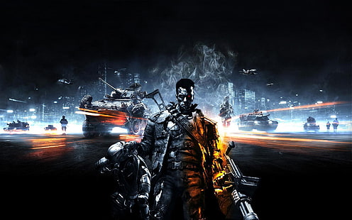 Schlachtfeld 3, Terminator, Schlachtfeld, Terminator, HD-Hintergrundbild HD wallpaper