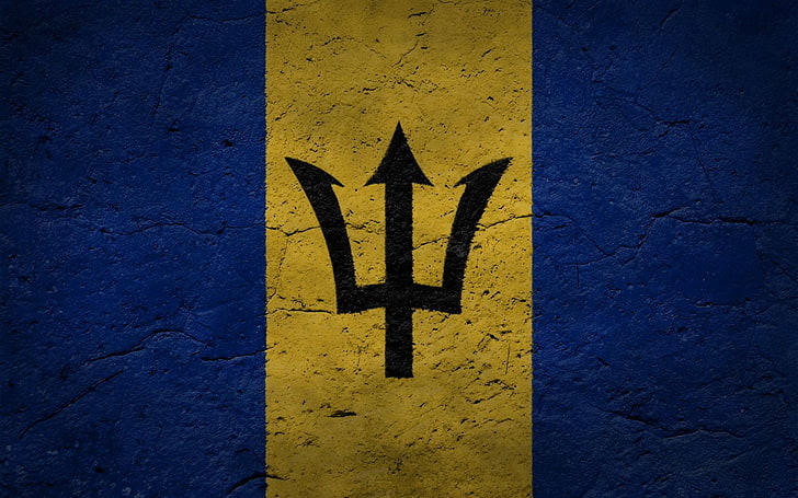 Barbados has a fantastic flag., HD wallpaper