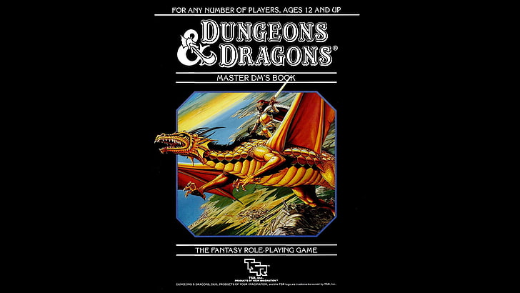 D&D, Dungeons & Dragons, capa de livro, HD papel de parede