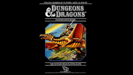 D&D, Dungeons & Dragons, capa de livro, HD papel de parede HD wallpaper