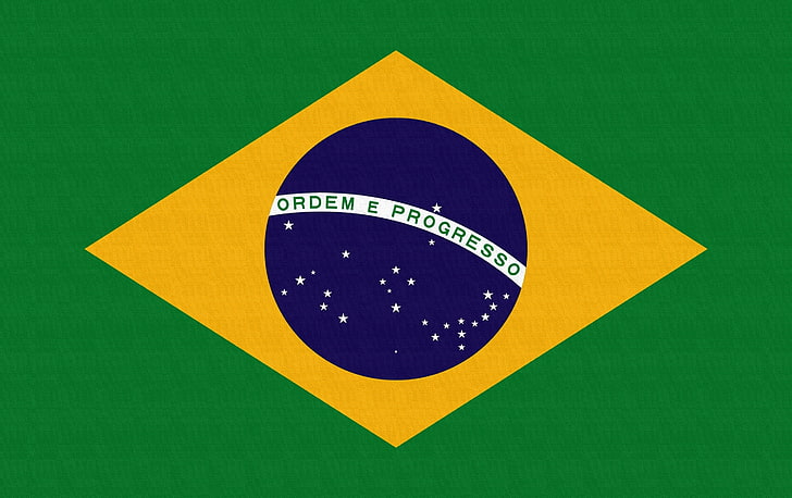 علم البرازيل ، العلم ، البرازيل ، الرمزية، خلفية HD