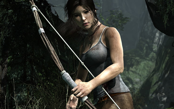 Tomb Raider Lara Coff game digital wallpaper, Lara Croft, Tomb Raider, tomb raider 2013, video games, HD wallpaper