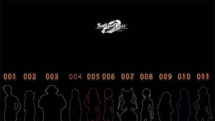 black and white text illustration, Steins;Gate 0, spoilers, HD wallpaper