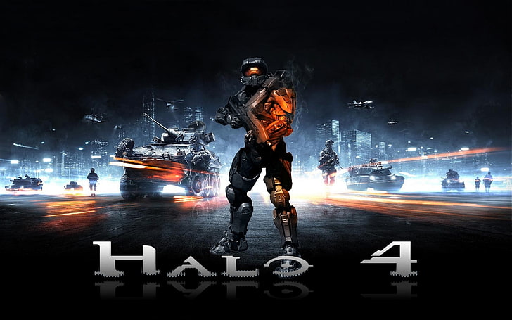 Halo 4 digital tapet, Halo, Master Chief, Halo 4, Battlefield 3, Xbox One, videospel, konstverk, humor, HD tapet