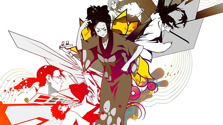 anime, Samurai Champloo, Fuu, Mugen, Jin (Samurai Champloo), Wallpaper HD