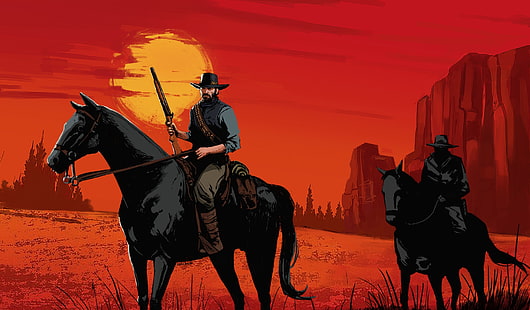 Red Dead, Red Dead Redemption 2, Arthur Morgan, HD wallpaper HD wallpaper
