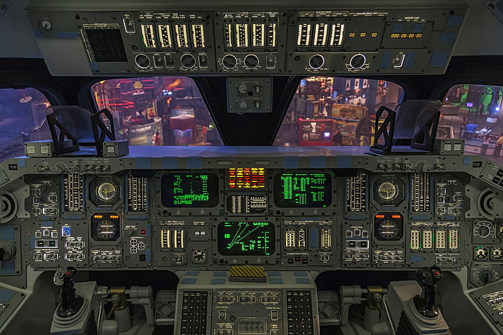 Fondo de pantalla de controlador de vehículo negro, transbordador espacial, NASA, espacio, Fondo de pantalla HD