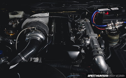 Nissan Skyline GTR Двигатель Turbo HD, автомобили, Nissan, Skyline, гтп, двигатель, турбо, HD обои HD wallpaper