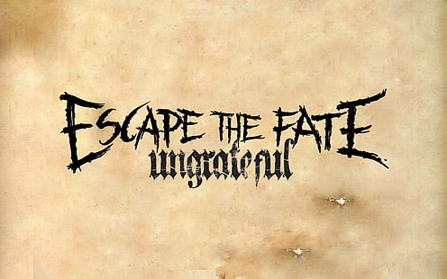 Escape The Fate, Metalcore, วงดนตรี, โลโก้วงดนตรี, วอลล์เปเปอร์ HD HD wallpaper