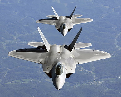 Lockheed Martin F-22 Raptor, US Air Force, krigsflygplan, HD tapet HD wallpaper