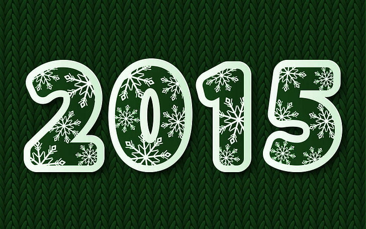 صورة خضراء 2015 ، نص 2015 ، أخضر ، صورة ، 2015، خلفية HD