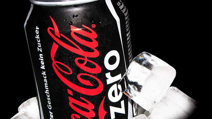 Coca-Cola, cubitos de hielo, Fondo de pantalla HD