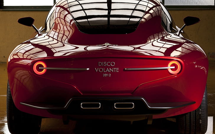 Alfa Romeo Disco Volante 2012, touring, superleggera, disco volante, HD wallpaper