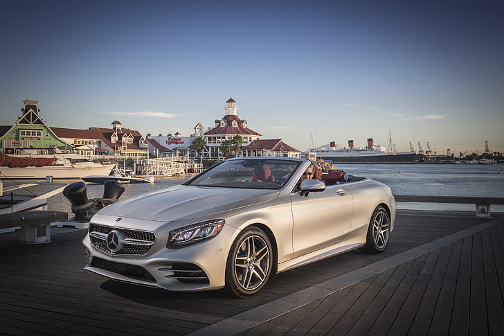 2018, a217, amg, benz, kabriolet, linia, mercedes, s560, Tapety HD